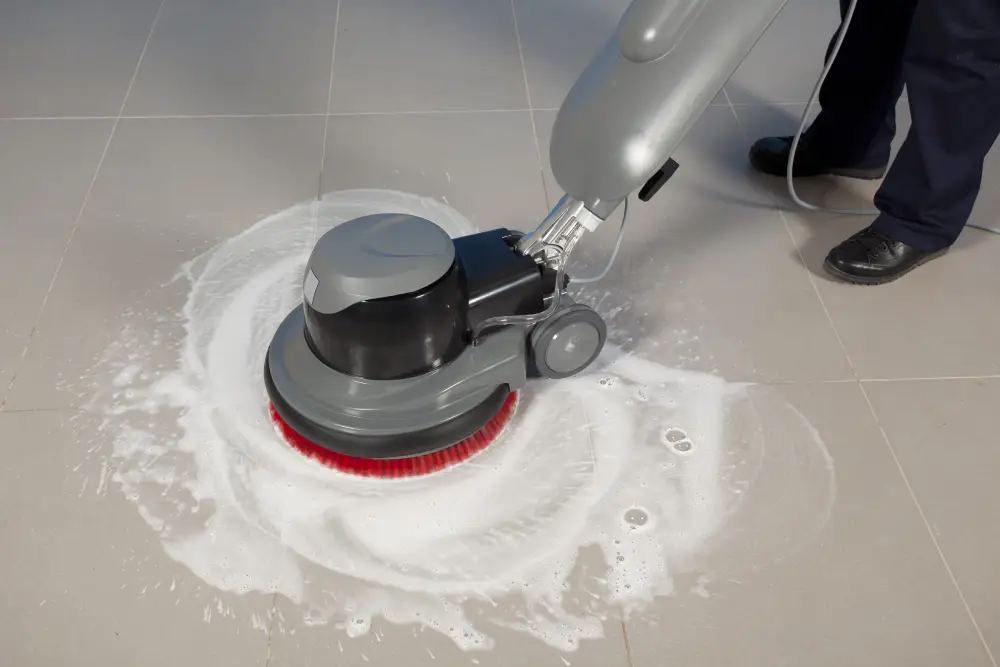 Floors with Expert Care cleaning machine